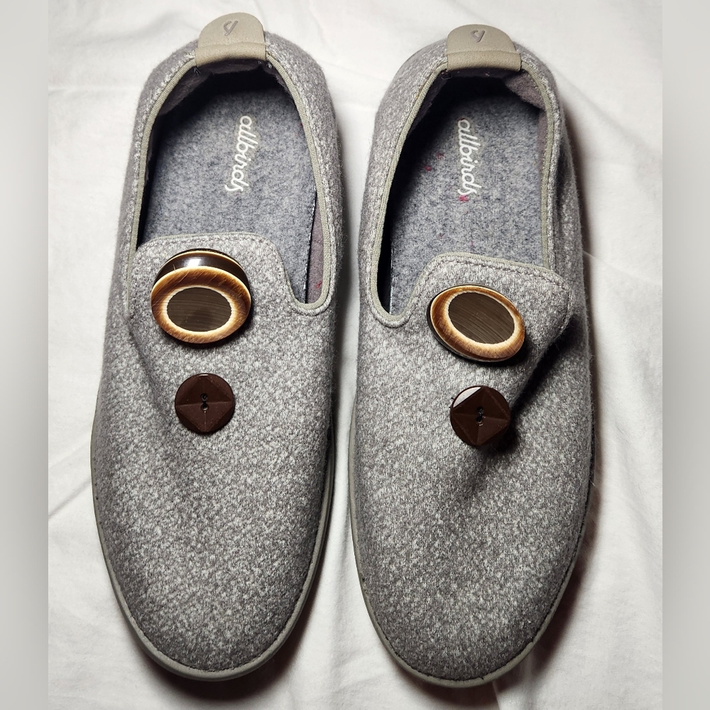 Allbirds‎ Gray Wool Loungers Loafers Slip-Ons Size 8
